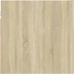 vidaXL Κομοδίνα 2 τεμ. Sonoma Δρυς 30,5 x 30 x 30 εκ. από Επεξ. Ξύλο