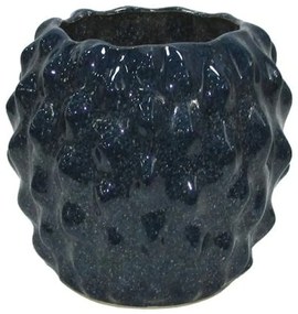 Βάζο Belinda 003-124-109 21x21x20cm Dark Blue Ceramic