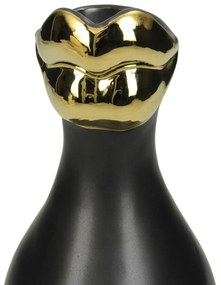 Βάζο ArteLibre Μαύρο Κεραμικό 15x13.5x20cm