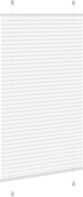 vidaXL Πλισέ περσίδα Λευκό 75x150 cm Πλάτος υφάσματος 74,4 cm