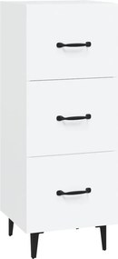 vidaXL Ντουλάπι Λευκό 34,5 x 34 x 90 εκ. από Επεξεργασμένο Ξύλο