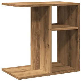 Side Table Artisan Oak 50x30x50 cm Κατασκευασμένο ξύλο - Καφέ