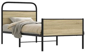 vidaXL Πλαίσιο Κρεβατιού Χωρ. Στρώμα Sonoma Δρυς 80x200εκ Επεξ. Ξύλο