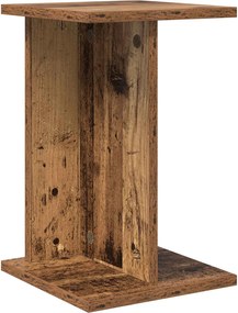 vidaXL Βάση φυτών Παλιό ξύλο 25 x 25,5 x 40,5 εκ.