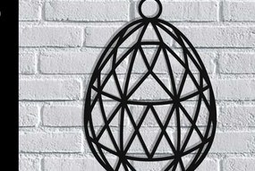 Intra απο ξύλο plywood  Χρώμα wenge 3mm-4mm πάχος - Τέχνη τοίχου με λέιζερ πασχαλινό αυγό Δίασταση 40x50 cm INTRAFABR-68461329