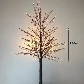 Led Φωτιζόμενο Χριστουγεννιάτικο Δέντρο Με 300Led Πολύχρωμο Φωτισμό 1.80m - Chistmas LED tree RGB light