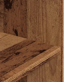 vidaXL Βάση Ενυδρείου Όψη Παλαιού Ξύλου 36x75x72,5 εκ. Επεξ. Ξύλο