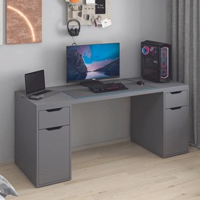 Γραφείο Ανθρακί BAAA 180x60x75