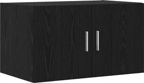 vidaXL Ντουλάπι αποθήκευσης 3 pcs Μαύρη Οξυά