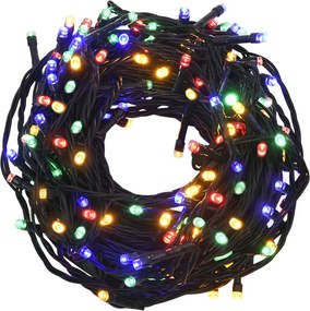 vidaXL Φωτάκια με 1000 LED Πολύχρωμα 100 μ. από PVC