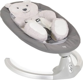 Ηλεκτρικό Ρηλάξ - Κούνια (0-6 Μηνών/Έως 9kg) Moni Ari Bear Grey