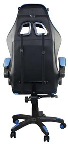 Gaming Πολυθρόνα Bf7850 Pu Μαύρο/Μπλε . Διάσταση: 63x70x117/127cm