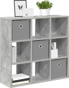 vidaXL Πλαϊνό γραφείο Σκυρόδεμα Γκρι 73,5 x 24 x 69,5 εκ.