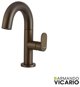 Μπαταρία Νιπτήρα με βαλβίδα Clic Clac Armando Vicario Slim Tuscany Brass 500010-541