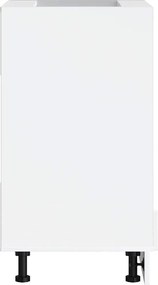 vidaXL Ντουλάπι φούρνου Porto Λευκό Επεξεργασμένο ξύλο