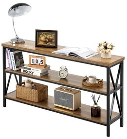 VEVOR Narrow Console Sofa Table Couch Table 55.1 in for Entryway &amp; Living Room