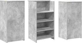 vidaXL Γραφείο υποδοχής 155x50x103,5 εκ. Επεξεργασμένο Ξύλο