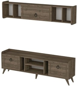 Σύνθεση Τηλεόρασης Alya 505CRL1726 180x35x55cm Walnut