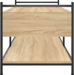 vidaXL Τραπεζάκι Σαλονιού Sonoma Δρυς 99x50x50 εκ. Επεξεργασμένο Ξύλο