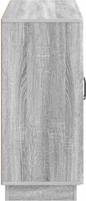 vidaXL Πλαϊνό γραφείο Γκρι Sonoma 89 x 34,5 x 77 εκ.