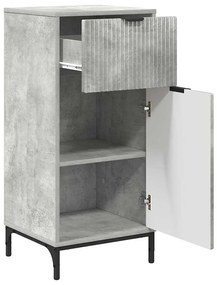 vidaXL Σετ Επίπλων Μπάνιου 3 pcs Γκρι σκυροδέματος 39.5 x 36 x 88 εκ
