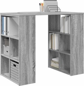 vidaXL Γραφείο Γκρίζο Σονομα 90 x 50 x 75 cm Επεξεργασμένο Ξύλο