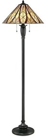 Επιδαπέδιο Φωτιστικό 2xE27 Μπρονζέ Tiffany Victory QZ-VICTORY-FL Elstead Lighting-QZ-VICTORY-FL-Μπρονζέ QZ-VICTORY-FL
