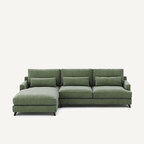 Γωνιακός καναπές από βελούδο, Alwine