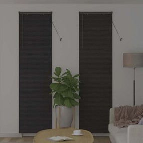vidaXL Ρολό Παραθύρου με κουρτίνες Άλλο Σκούρο γκρι 80 x 130 εκ Αλουμίνιο