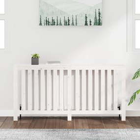 vidaXL Κάλυμμα Καλοριφέρ Λευκό 169x19x84 εκ. από Μασίφ Ξύλο Πεύκου