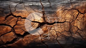 Intra Συλλεκτικό Ξύλινο Παζλ Plywood  4mm - Υφή ξύλου που τονίζεται από το φως μέσα από ρωγμές Σε Ξύλινο Κουτί - Διαστάσεις: 10x10 cm – 25 κομμάτια