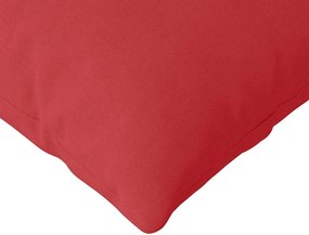 vidaXL Μαξιλάρι Καναπέ 2 pcs Κόκκινο 200 x 40 εκ. ύφασμα