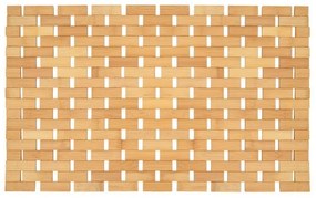 Πατάκι Μπάνιου Αντιολισθητικό 02-27568 38x60cm Natural Estia 38x60 Bamboo