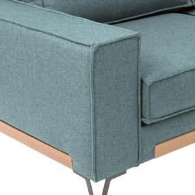 Γωνιακός Καναπές Loftio Fylliana Δεξιά γωνία Mint χρώμα 280x220x95εκ 280x220x95 εκ.