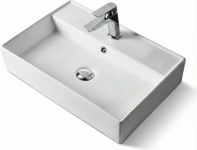 Tema Strata 56 White 55x42 - Επιτραπέζιος &amp; Επιτοίχιος Νιπτήρας