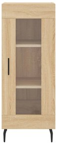 vidaXL Μπουφές Sonoma δρυς 34,5 x 34 x 180 εκ. από Επεξεργασμένο Ξύλο