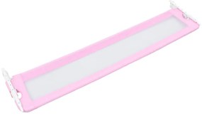 vidaXL Μπάρα Κρεβατιού Προστατευτική Ροζ 180 x 42 εκ. από Πολυεστέρα