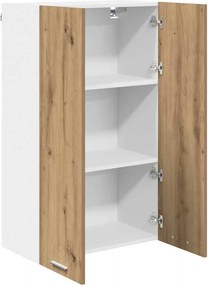 vidaXL Κρεμαστό ντουλάπι με αποθήκευση Artisan Oak 60 x 31 x 100 εκ.