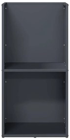 vidaXL Ράφι Καυσόξυλων Ανθρακί 40x30x80 εκ. Χάλυβας ψυχρής έλασης