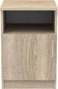 Κομοδίνο Galdi pakoworld σε sonoma απόχρωση 40x45x60εκ