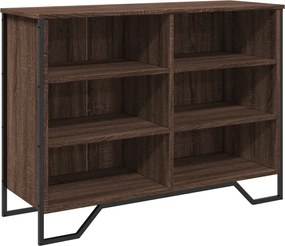 vidaXL Ντουλάπι Καφέ Δρυς 101x35,5x74,5 εκ. Επεξεργασμένο Ξύλο