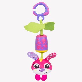 Κρεμαστό Παιχνίδι Καροτσιού Με Ήχους Cheeky Chime Sunny Bunny 32cm 0186974 0+ Μηνών Pink Playgro