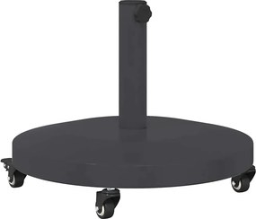 vidaXL Βάση ομπρέλας Σκούρο Γκρι 48 x 48 x 32 εκ.