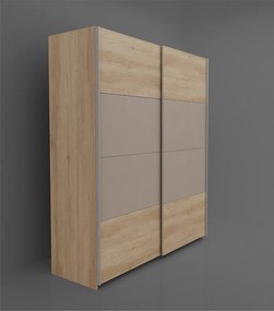 Ντουλάπα Συρόμενη ξύλινο ROXAN 180x220x64 DIOMMI 45-005