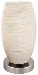 Επιτραπέζιο Φωτιστικό - Πορτατίφ 97589 Beige Batista 3 Eglo Metal, Glass