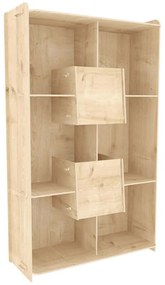 Βιβλιοθήκη Pana 875ZNA4646 83x27x138cm Oak