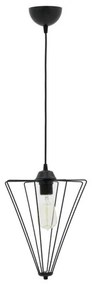 Φωτιστικό οροφής μονόφωτο Saway E27 μαύρο 30x30x80εκ 193-000058 Pakoworld-193-000058-Μαύρο 193-000058