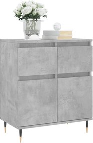 vidaXL Ντουλάπι Γκρι Σκυροδέματος 60x35x70 εκ. Επεξεργασμένο Ξύλο