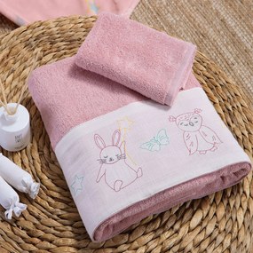 Βρεφικές Πετσέτες (Σετ 2τμχ) Nef-Nef Homeware Baby Fly Love 420gsm