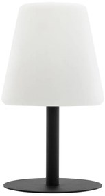 Επιτραπέζιο Φωτιστικό ArteLibre LED Φορητό MIMI Με Καπέλο Πίνακας Σημειώσεων Μαύρο/Λευκό Μέταλλο/Πλαστικό 15.5x15.5x27.5